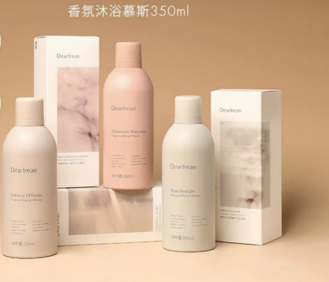 (7677) 艾琳沐浴慕斯350ML【3味可選】