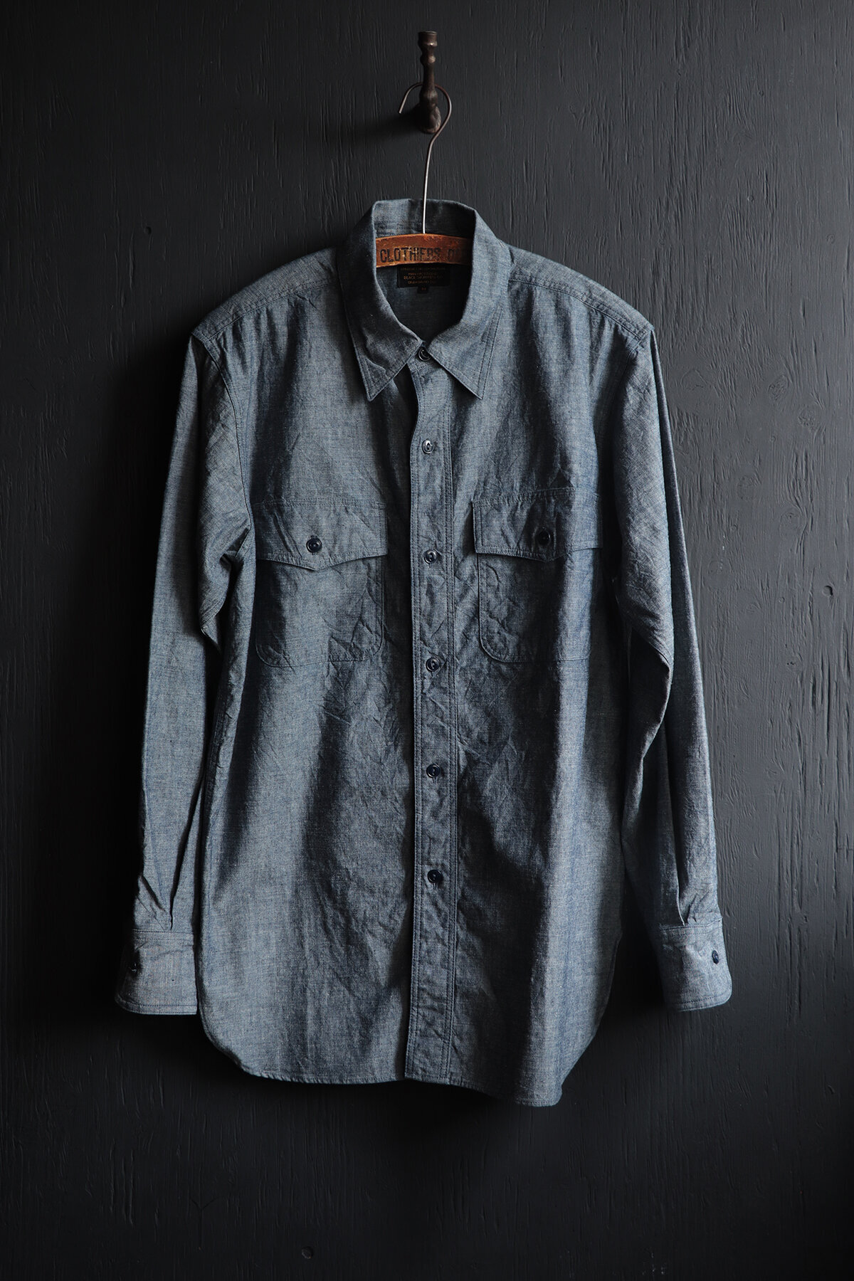 Black Sign 6.5oz Chambray US Navy Shirts / Royal Navy (Coming soon)