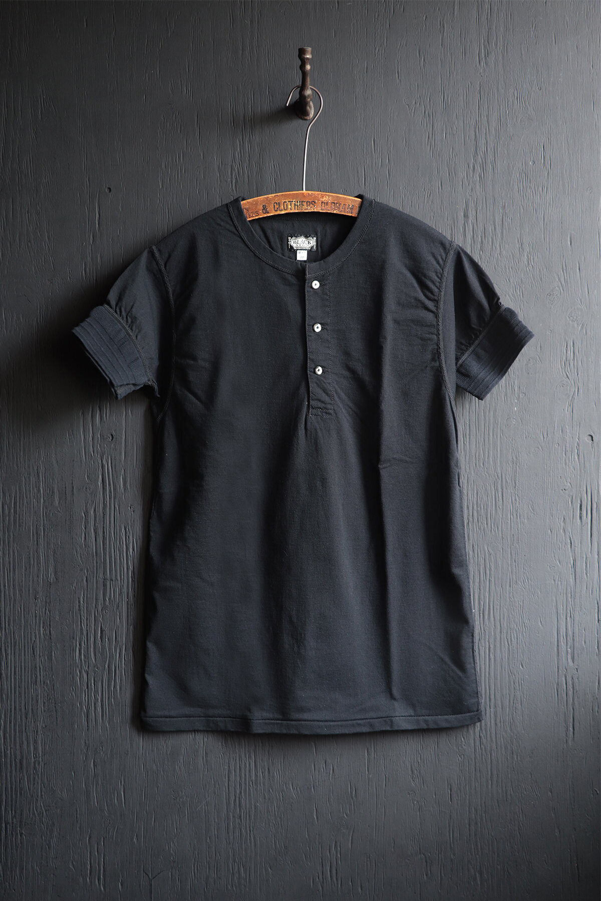Black Sign BS Short Sleeve Amish Underwear / Midnight Black (Coming soon)
