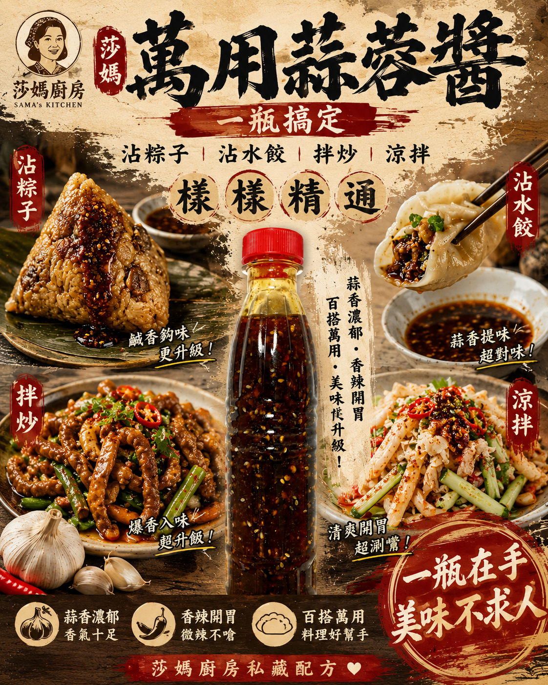 莎媽萬用蒜蓉醬