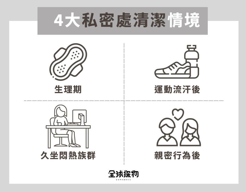 4大私密處清潔情境