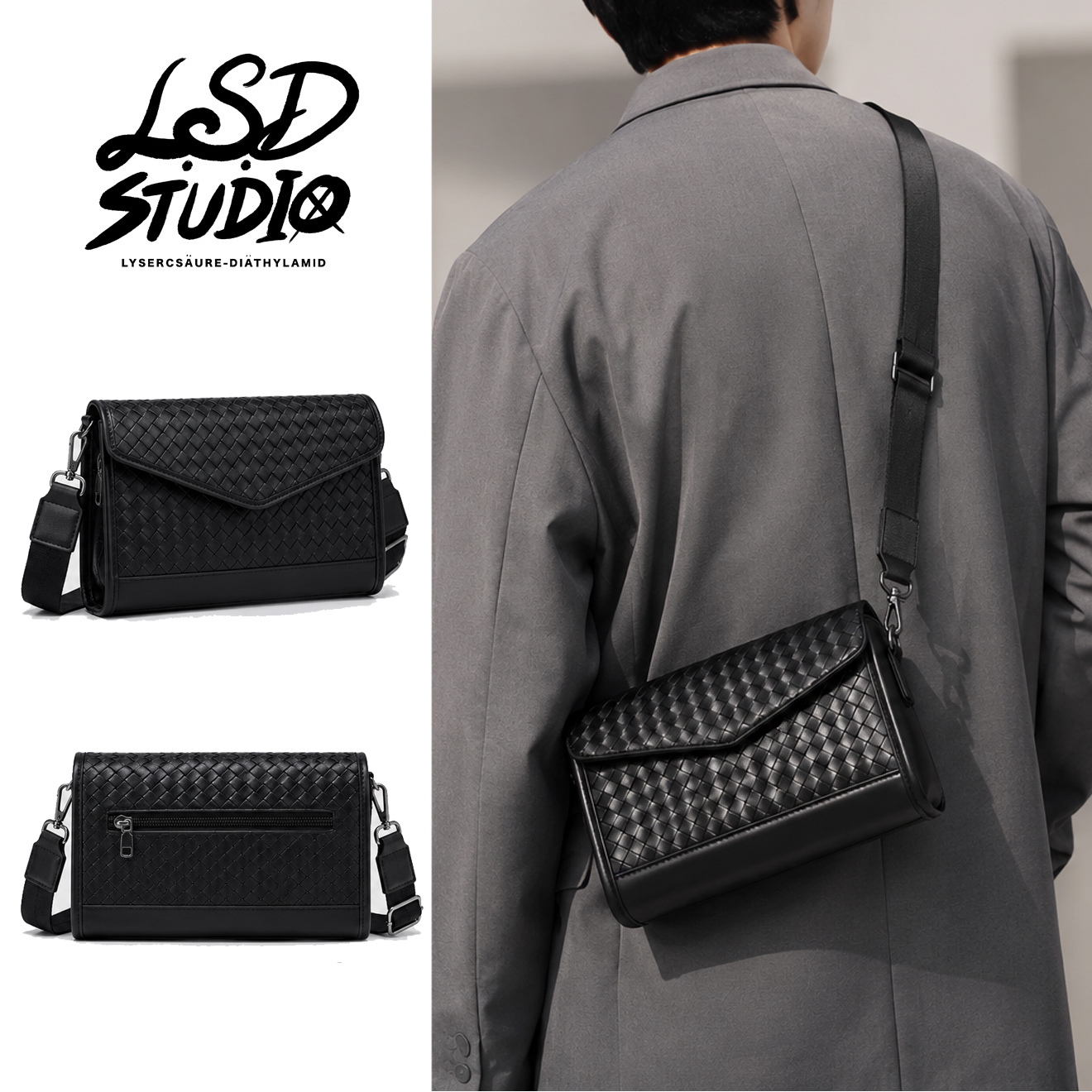 Magnetic Flap x Envelope | Minimalist Crossbody Bag【BGGM842】