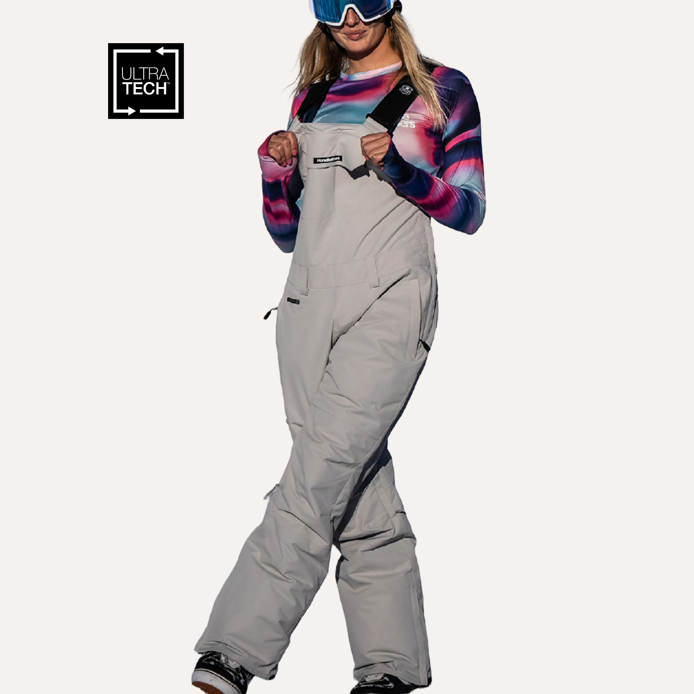 女款防水透氣滑雪吊帶褲 (15K/15K)_TILDA PANTS