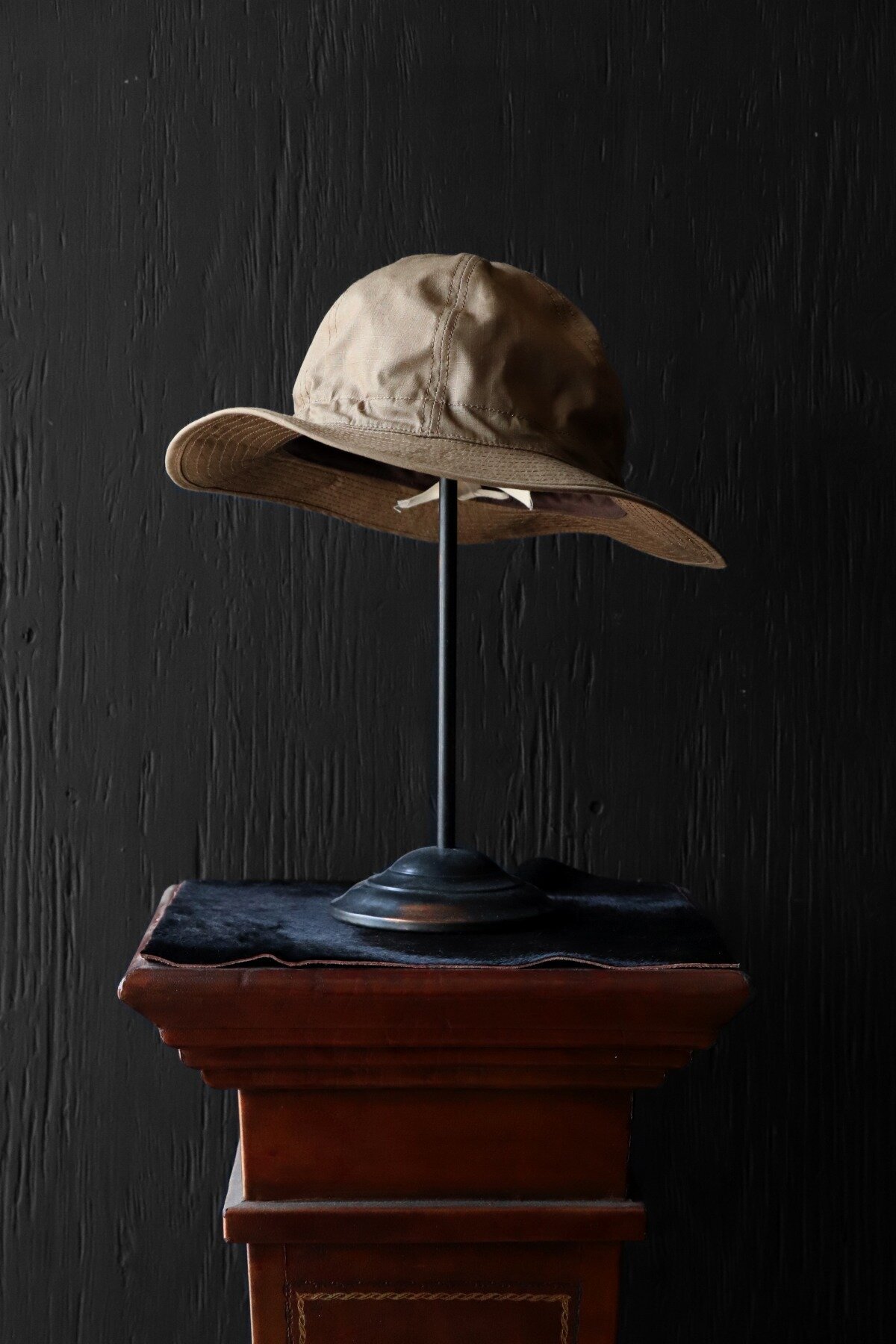 Black Sign Military Ripstop Utility Hat / Dust Beige (Coming soon)