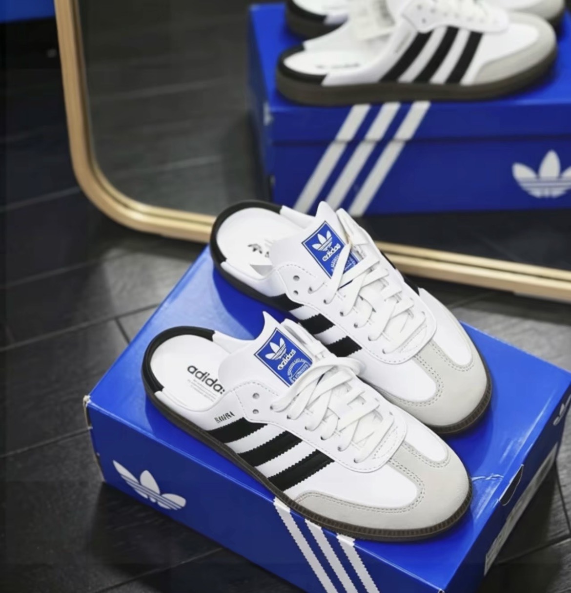 『代購商品』Adidas Samba OG Mule 穆勒鞋 薄底 懶人鞋 兩 LB3814-3815