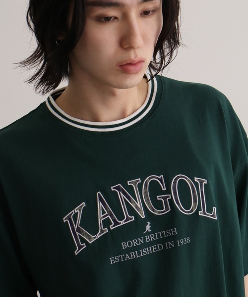日本 Kangol x CORPUS TOKYO Patchwork Logo T-Shirt [GR26EF044G]