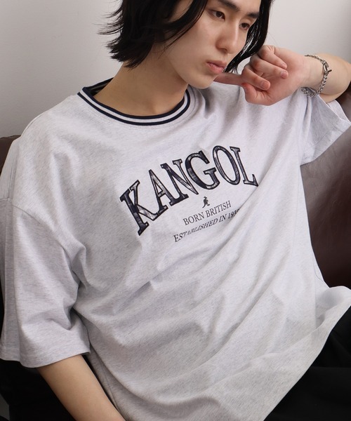 日本 Kangol x CORPUS TOKYO Patchwork Logo T-Shirt [GR26EF044G]