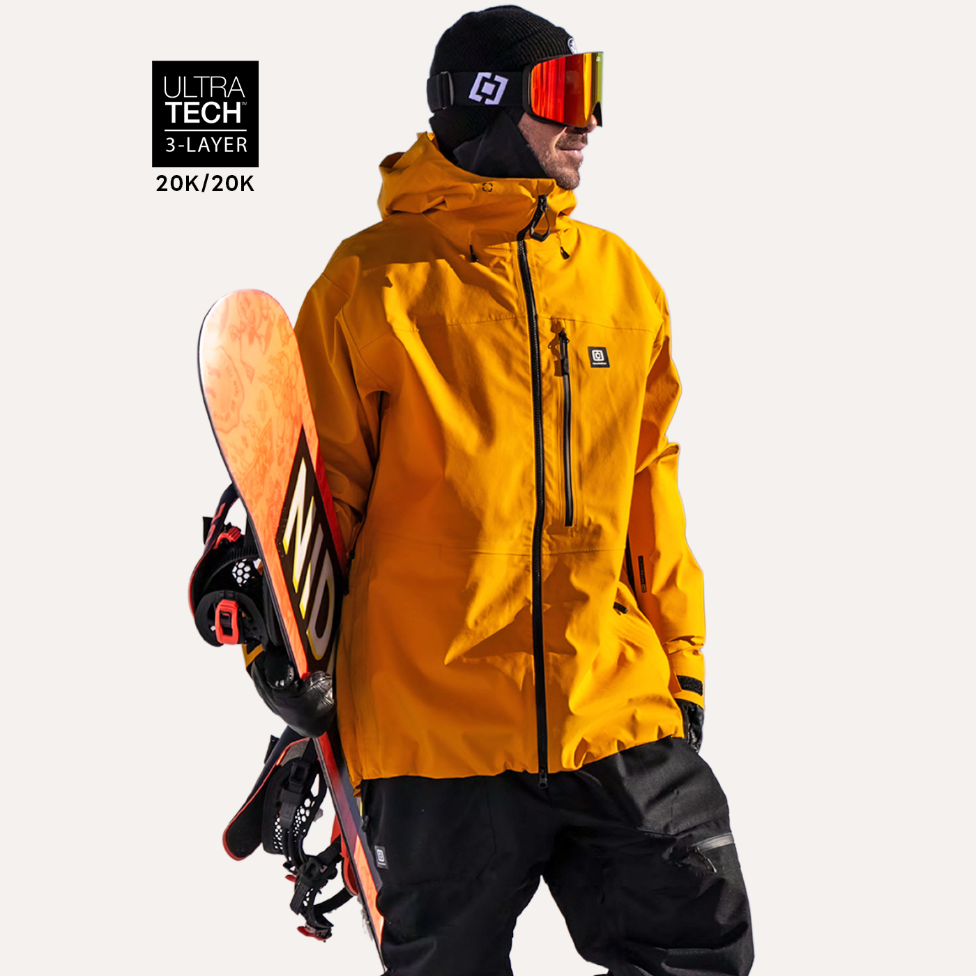 男款防水透氣滑雪外套(20K/20K)_TERRA JACKET