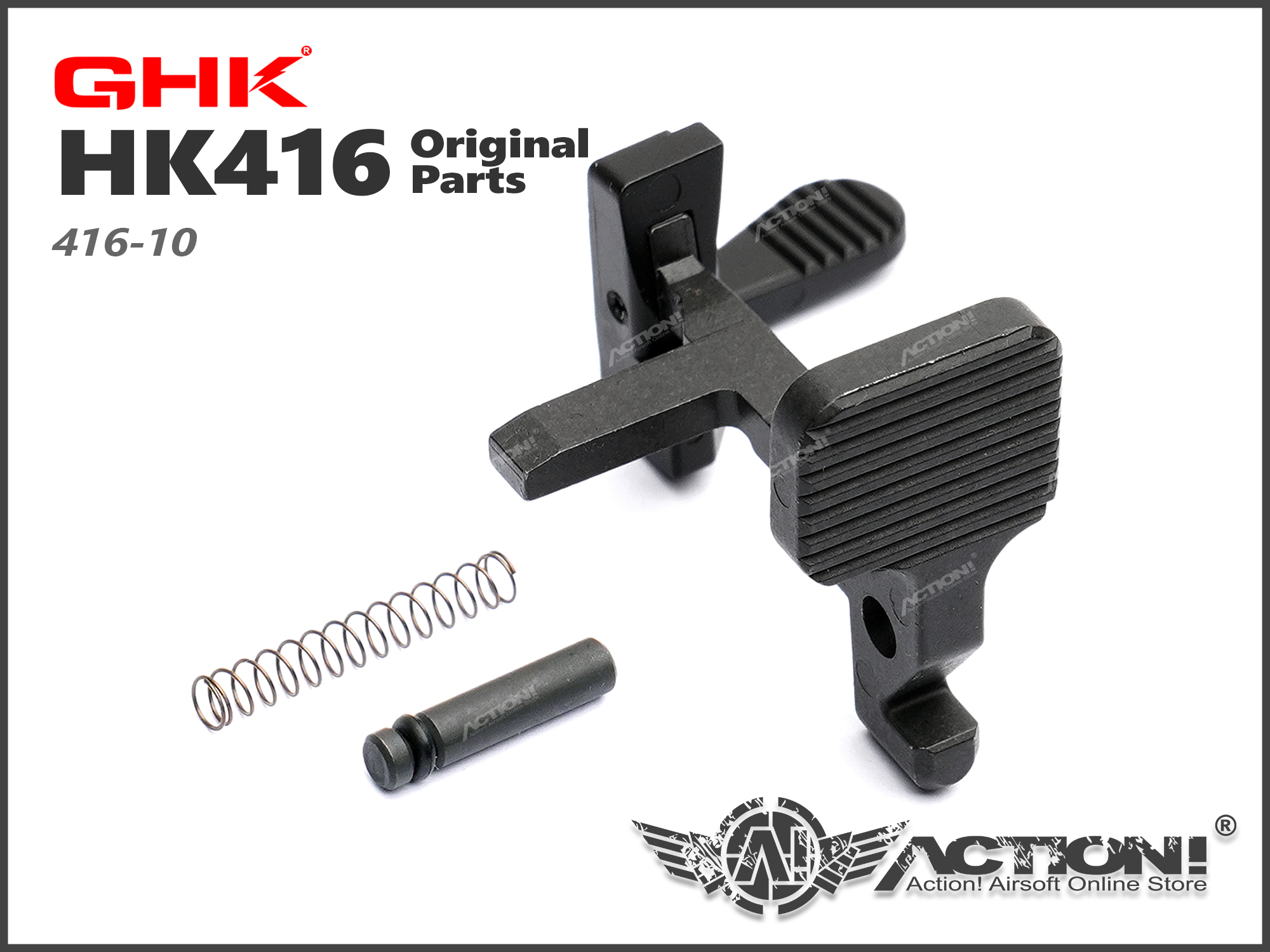 GHK - Steel Bolt Catch Set for HK416A5 GBB (Original Pa