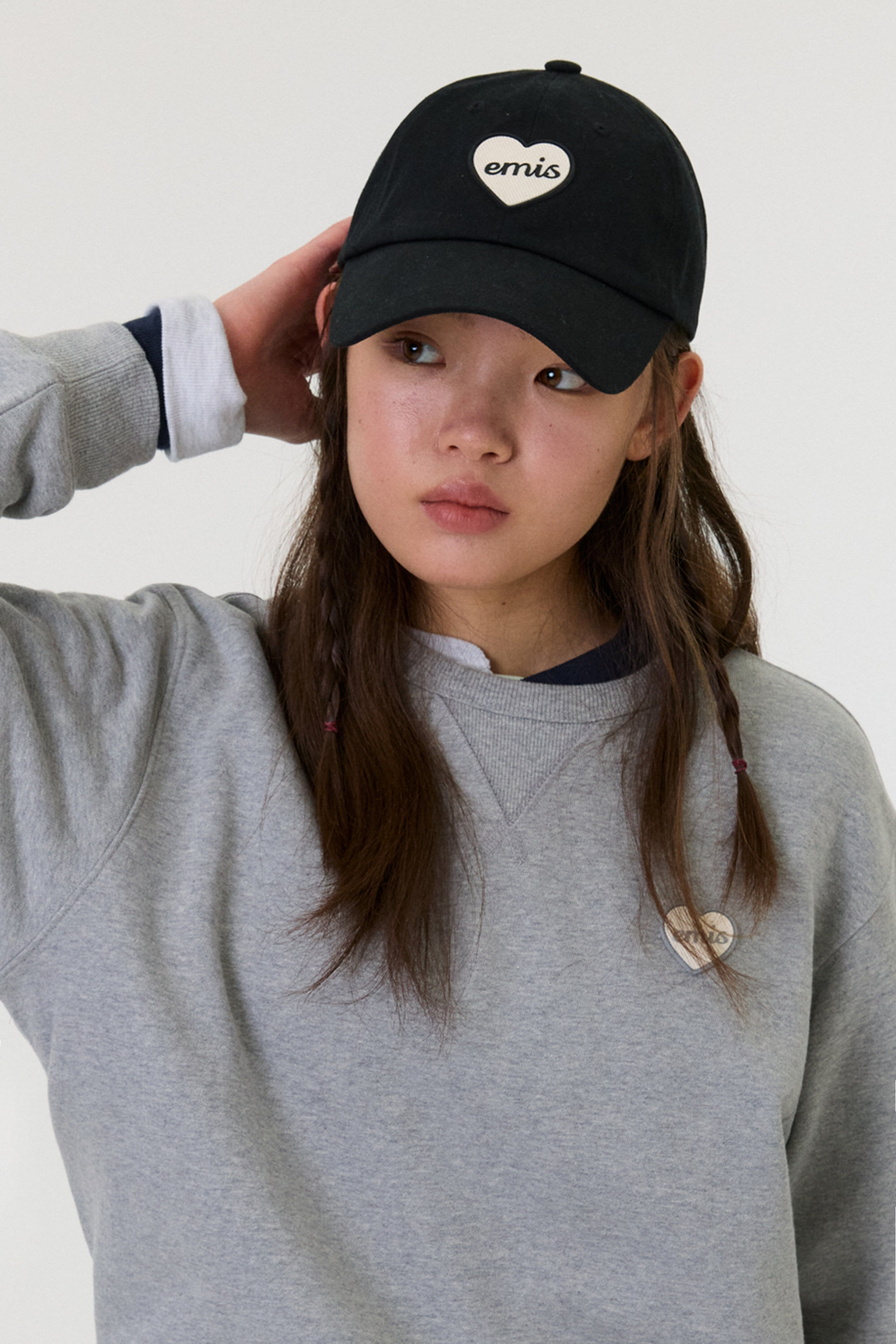 EMIS HEART RUBBER PATCH BALL CAP