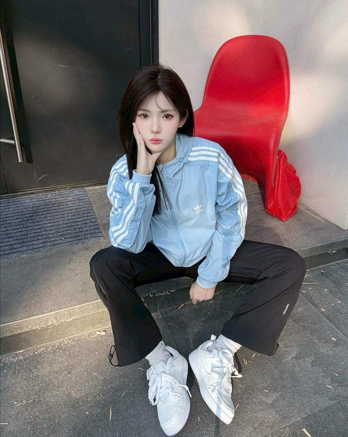 【Luxury】 Adidas Adibreak防曬外套 防風 寬鬆 輕薄防風運動薄外套 JI7474 JI7481