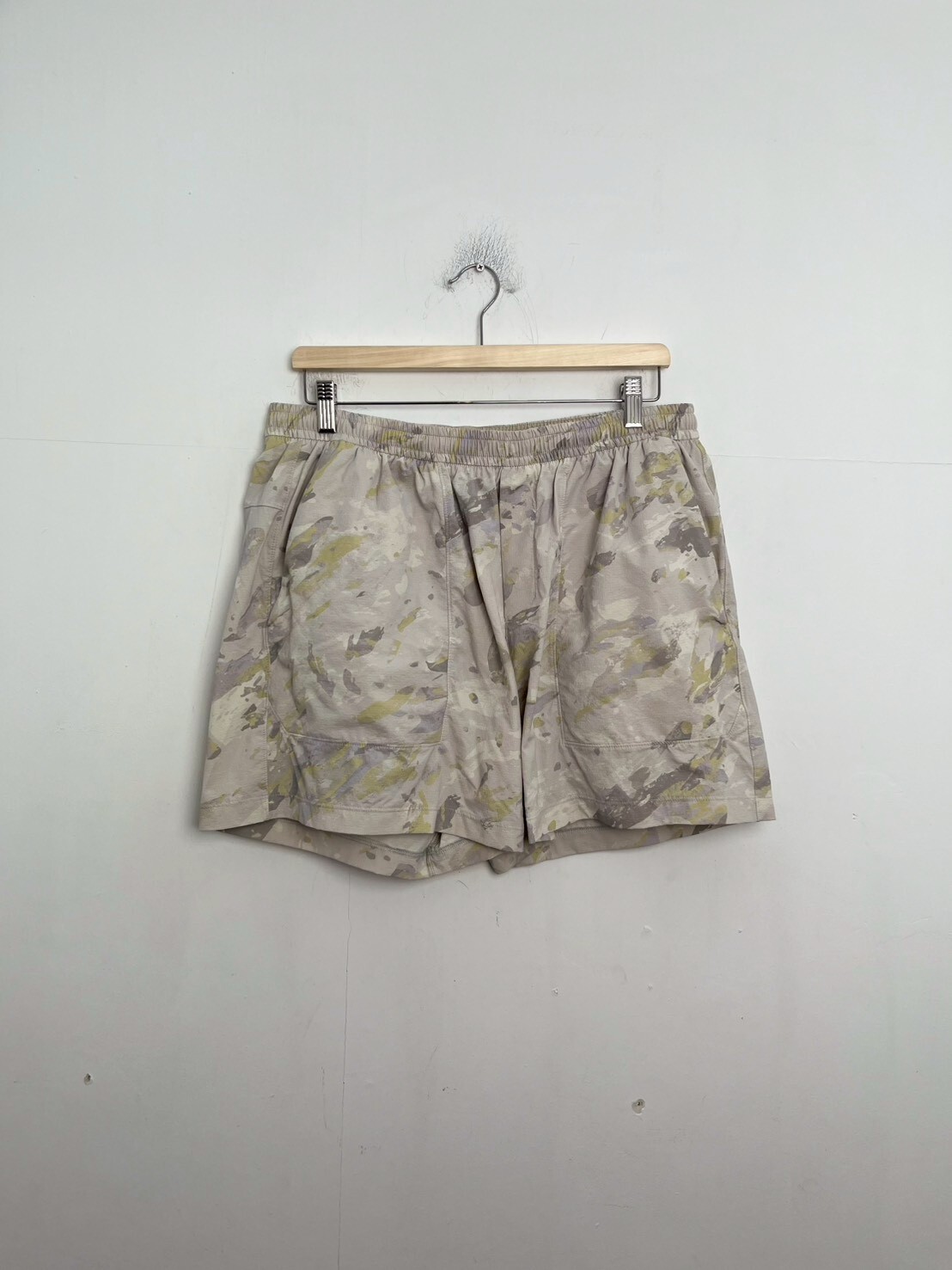 LULULEMON Printed Stretch Recycled-Ripstop Shorts SIZE XL