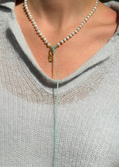 1HM0611-016 [HERMINA ATHENS] Xeni Pearl Aqua Rosario #XPAR (EU)