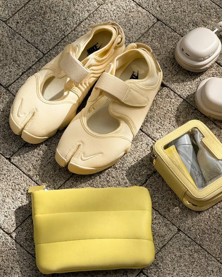 Nike Air Rift Neo 日本新款 檸檬黃 黃色 瑪莉珍 分趾鞋 忍者鞋 IV6058-700