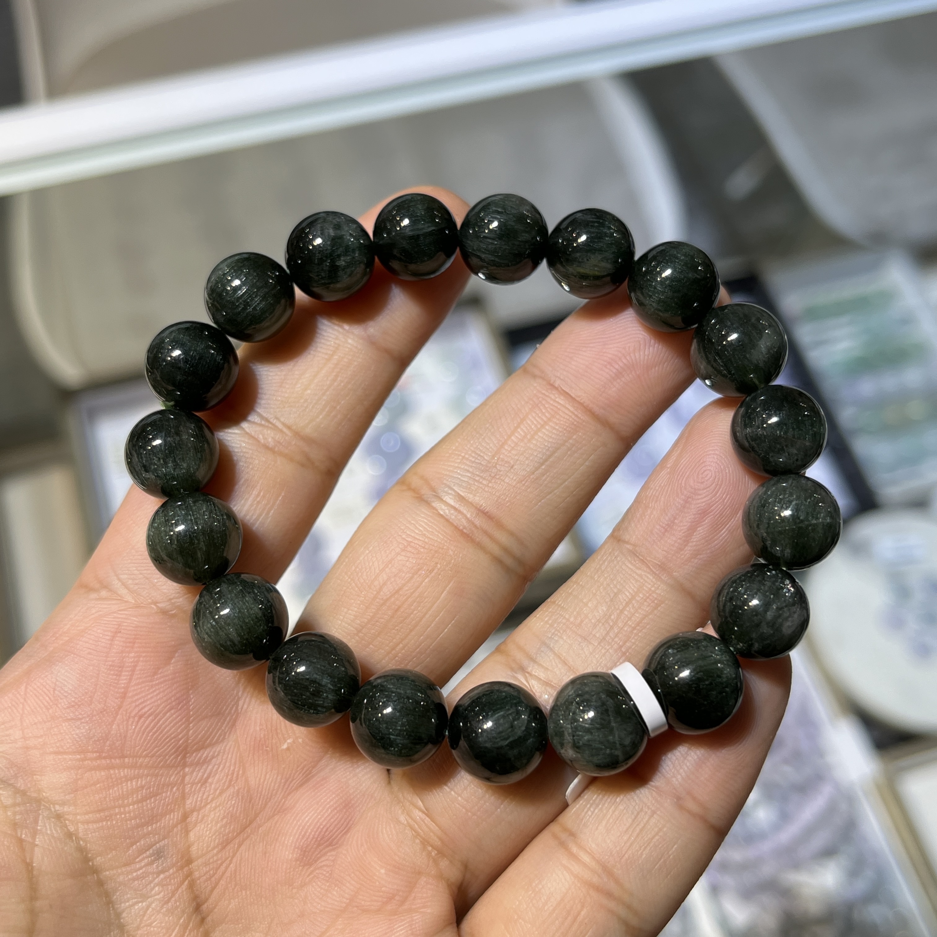 高質素．綠髮晶手串 41556 10.5mm