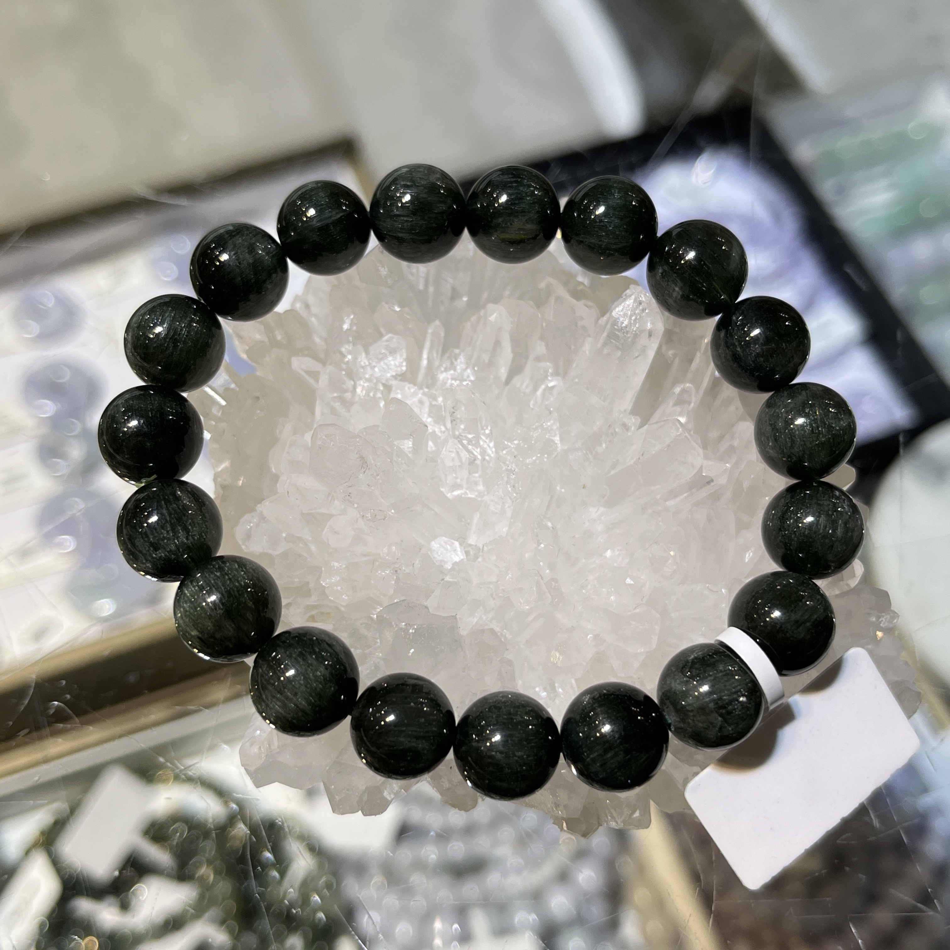 高質素．綠髮晶手串 41556 10.5mm
