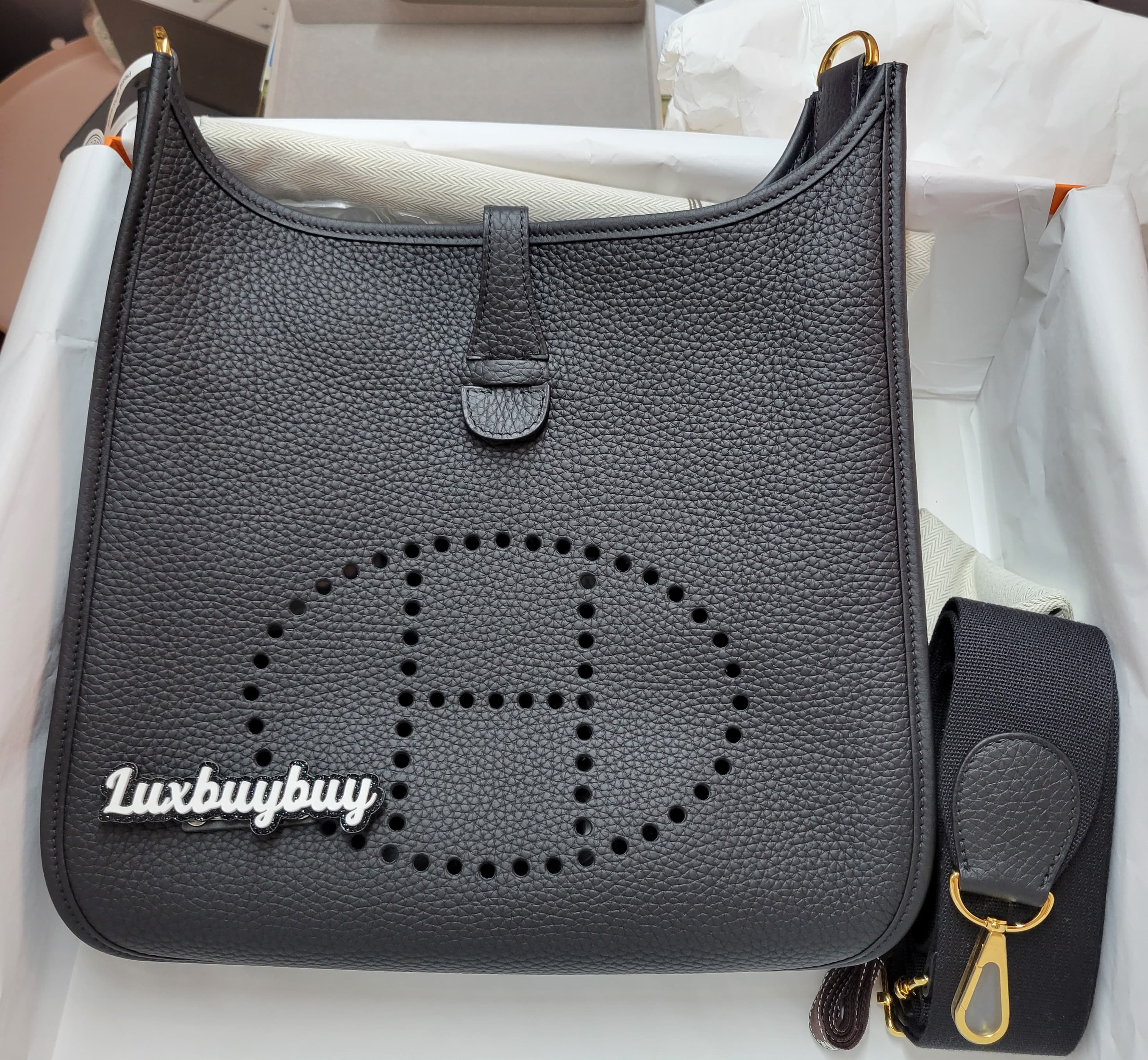 HERMES Evelyne 29 NOIR CC