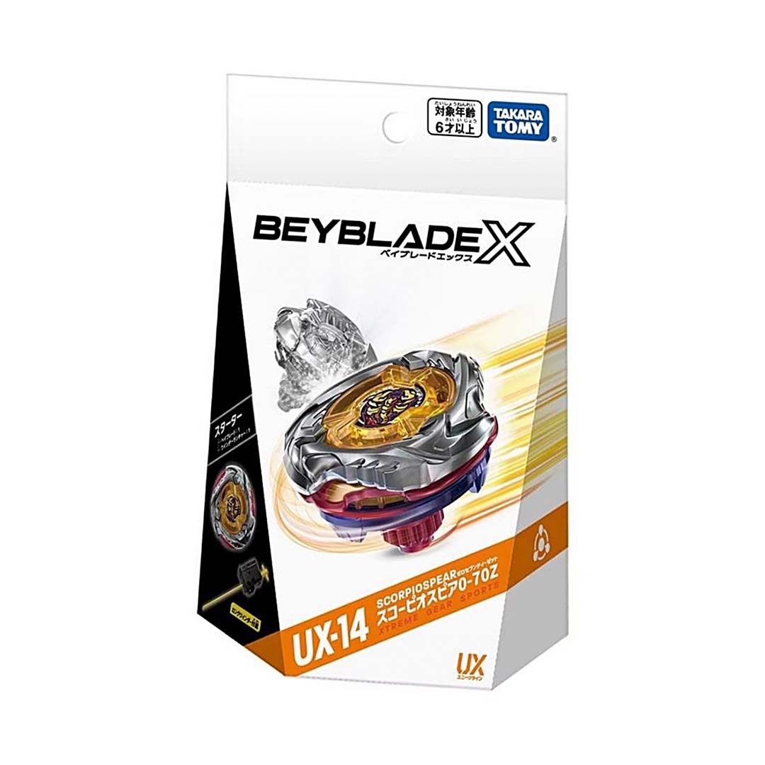 2026SS BEYBLADE X 戰鬥陀螺 UX-14 天蠍長槍 附發射器 超重坦克 阿土推薦 日版 現貨 正品