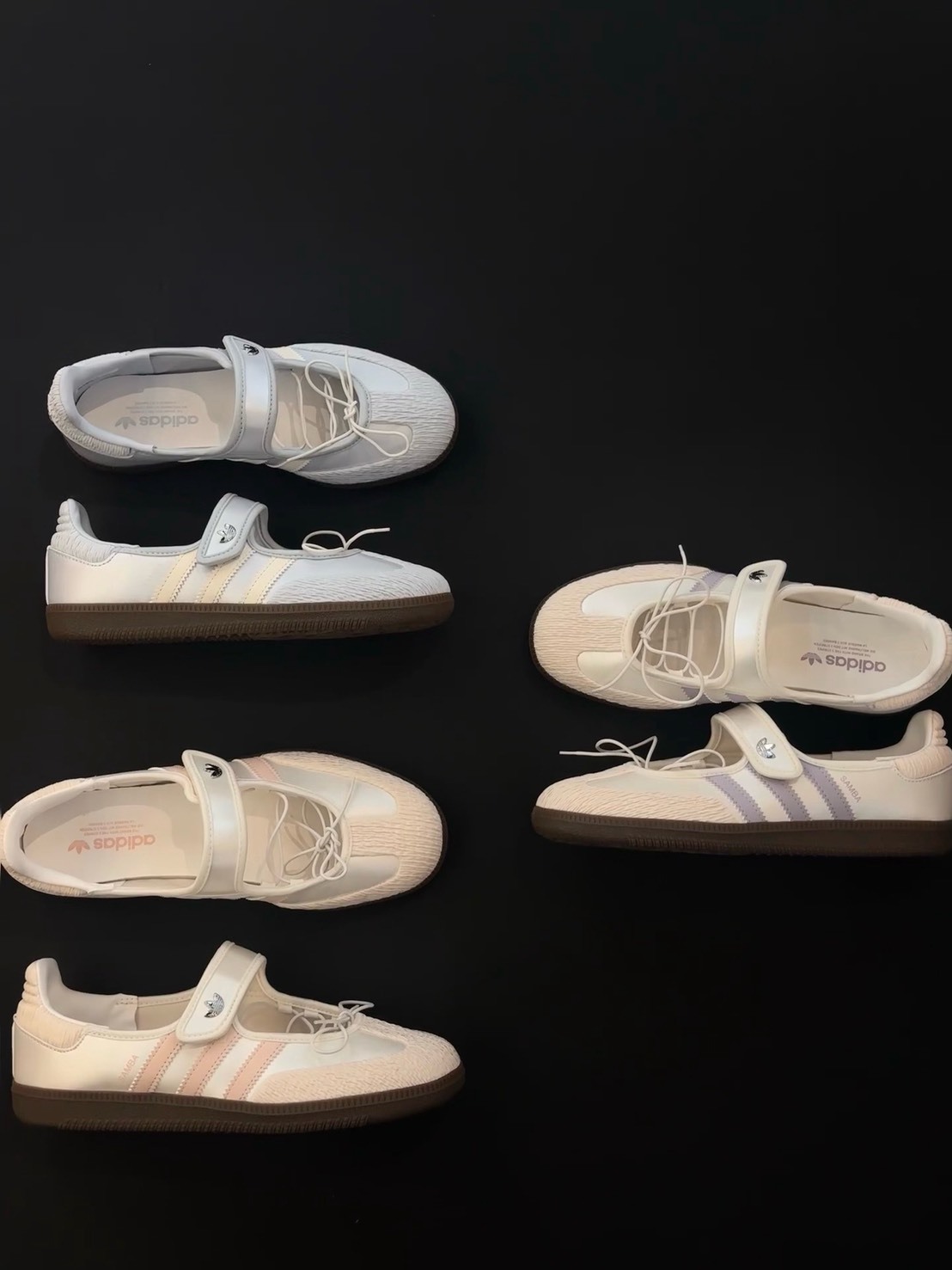 【預購】ADIDAS SAMBA JANE 珠光銀 灰銀 奶油白 異材質 拼接 瑪莉珍鞋 涼鞋 女鞋 LB8628 LB8627 JR4482