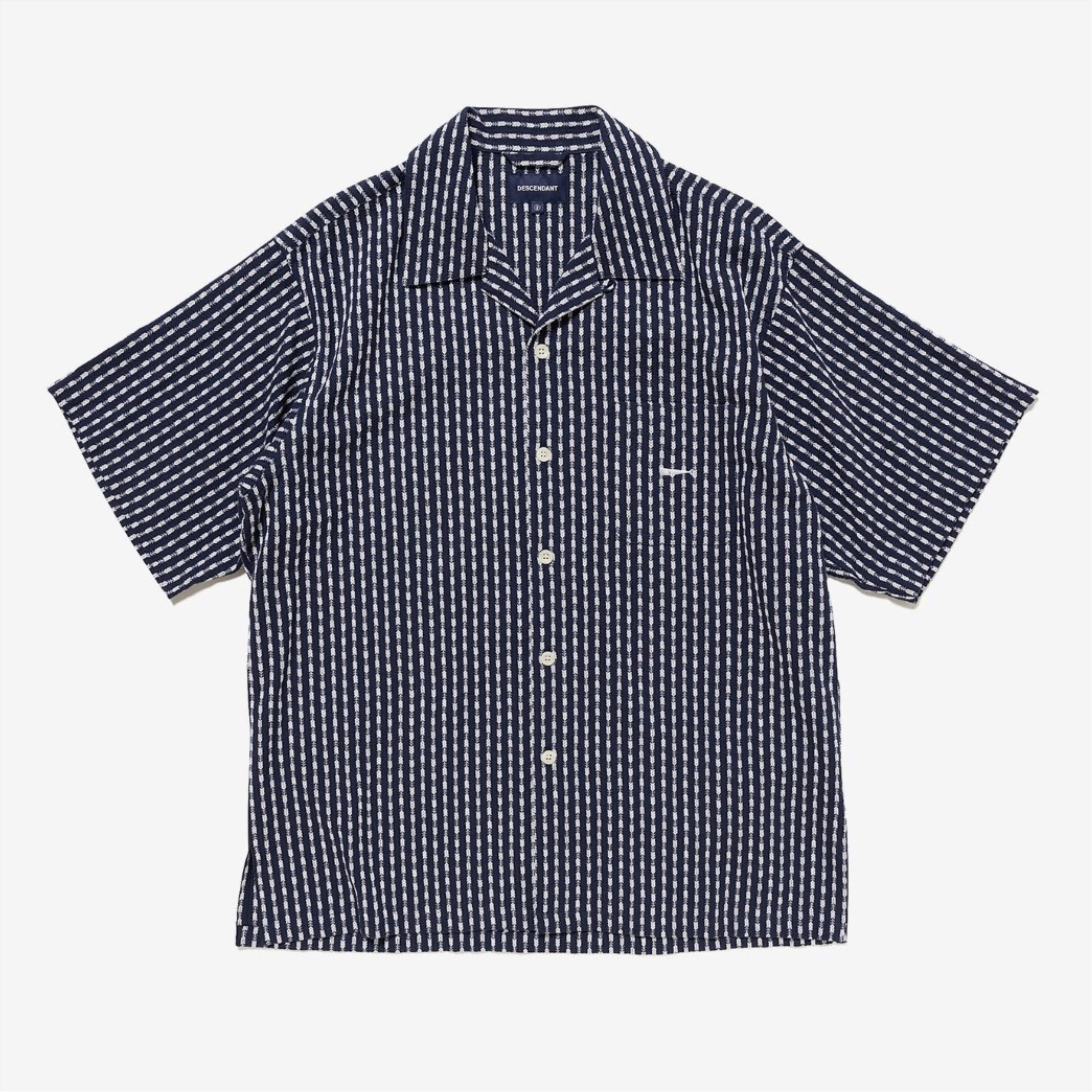 2026SS DESCENDANT PIER OPEN COLLAR TEXTILE SS SHIRT 刺繡 短袖 襯衫 現貨 261CPDS-SHM06
