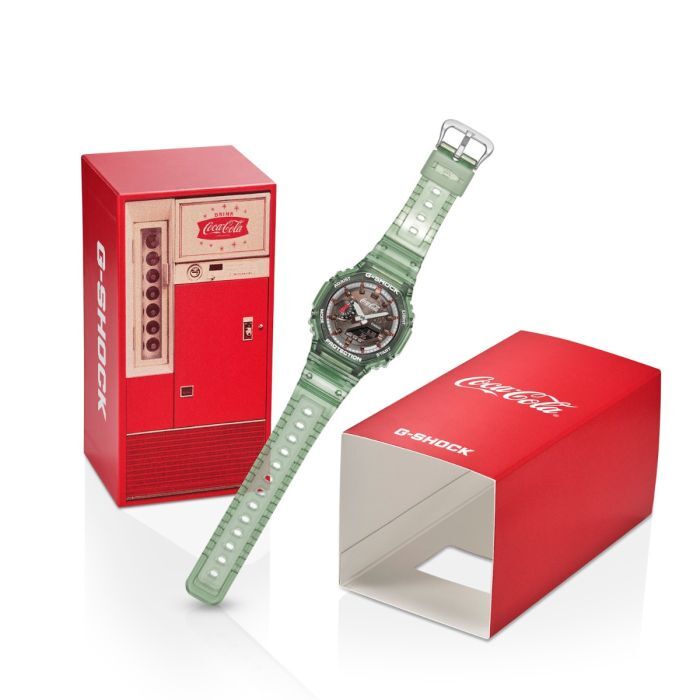 G-Shock CASIO 可口可樂®聯乘型號 GA-2100CC-3A