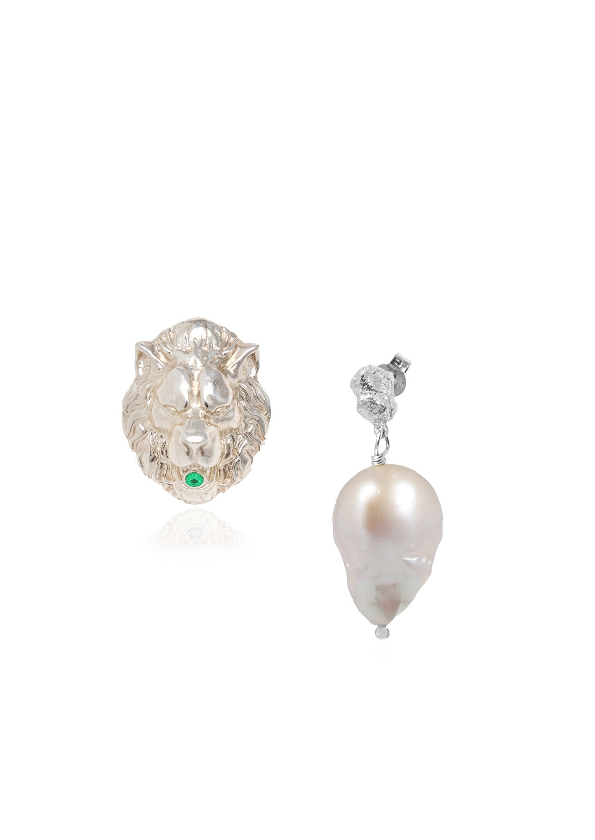 1HM0611-116 [HERMINA ATHENS] Leon & Pearl 祖母綠耳環 #LPEGe (EU)