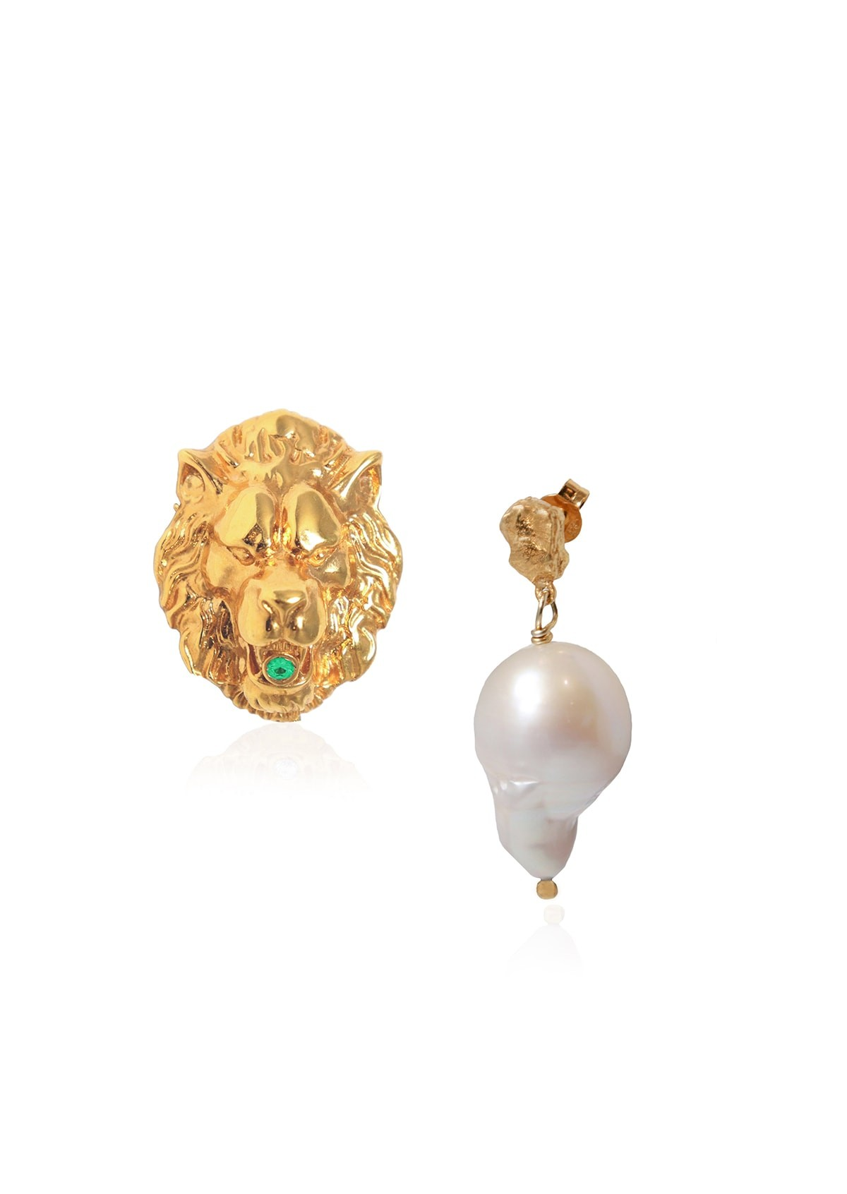 1HM0611-116 [HERMINA ATHENS] Leon & Pearl 祖母綠耳環 #LPEGe (EU)
