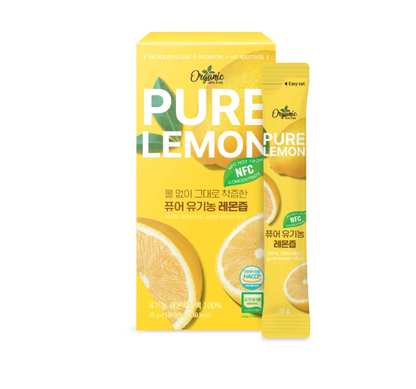 SS260609-T15 CHUNHO NCAREPURE LEMON JUICE, 20GX15有機檸檬汁 15 Packets (買一送一，共兩盒） EXP:2028/1/31 "
