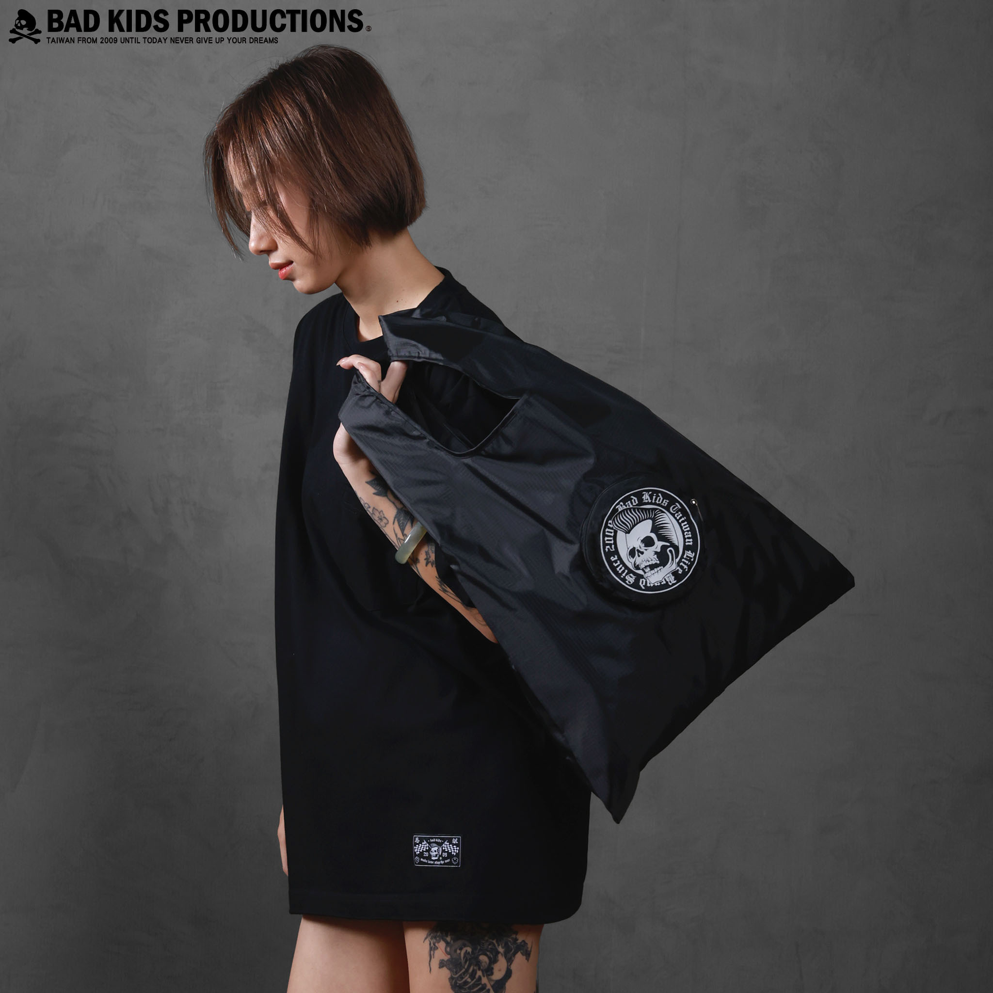 BAD KIDS 惡童 26S/S Packable Shopper  (可摺疊收納購物袋)