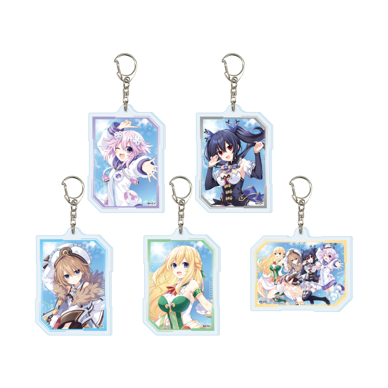 「ACG.GO」「預購」A3《戰機少女 Hyperdimension Neptunia》壓克力鑰匙圈 01 官方插圖 (整盒5入) [cite: 195]