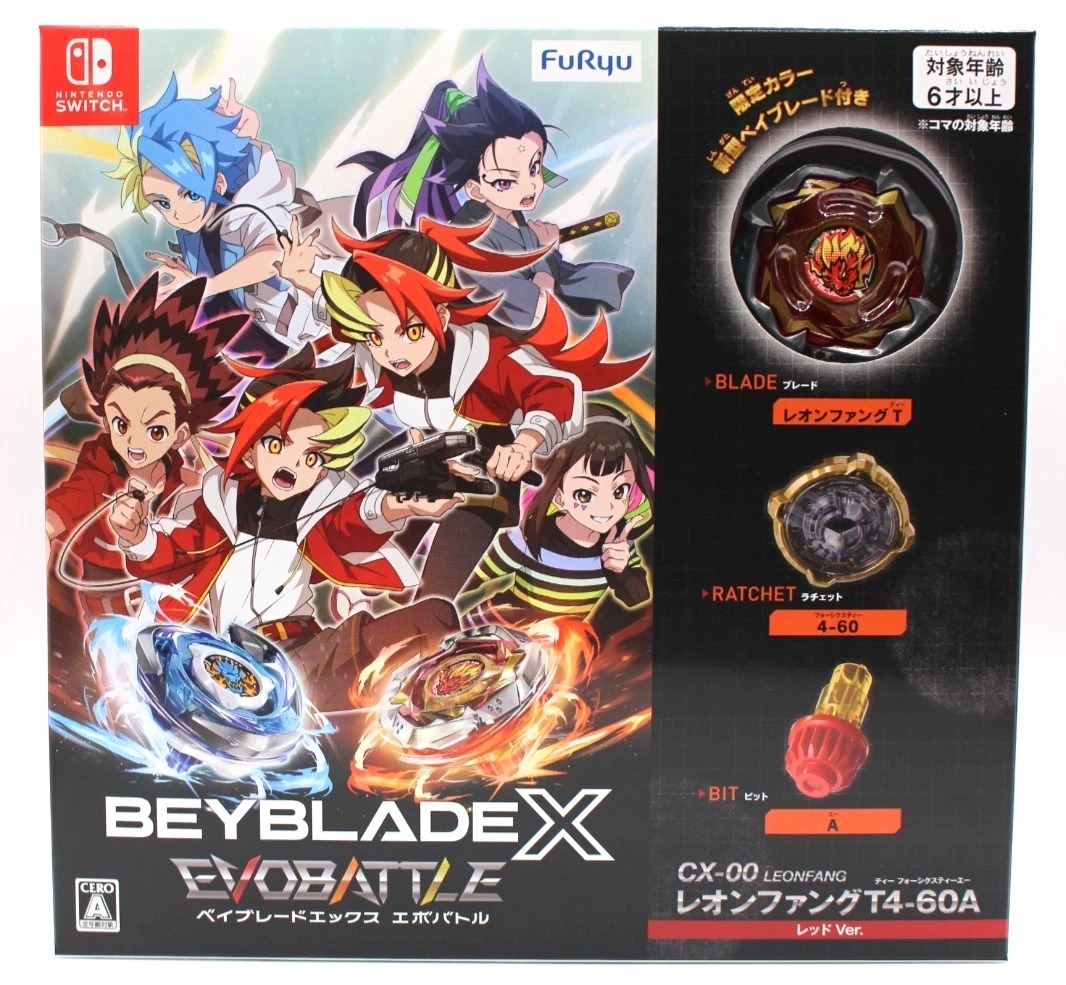 2026SS BEYBLADE X 戰鬥陀螺 X 任天堂 SWITCH CX-00 獅牙異色 含遊戲片 附發射器 日版 現貨 正品