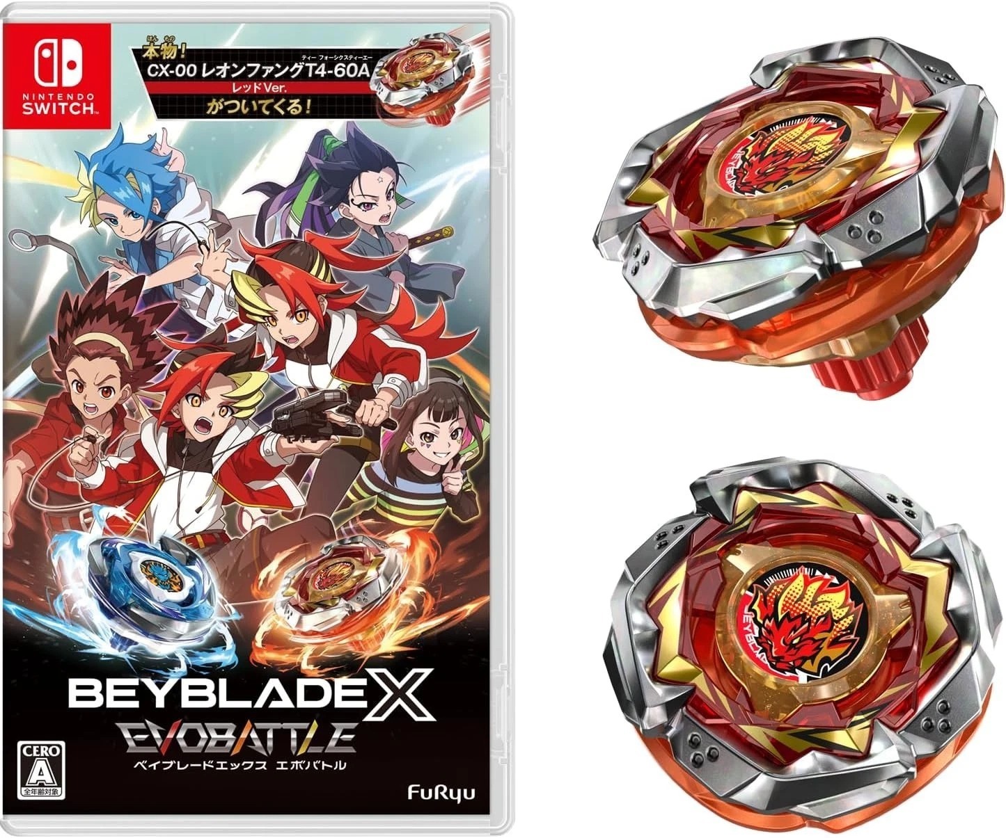 2026SS BEYBLADE X 戰鬥陀螺 X 任天堂 SWITCH CX-00 獅牙異色 含遊戲片 附發射器 日版 現貨 正品