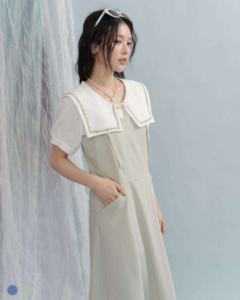 休閒吊帶洋裝