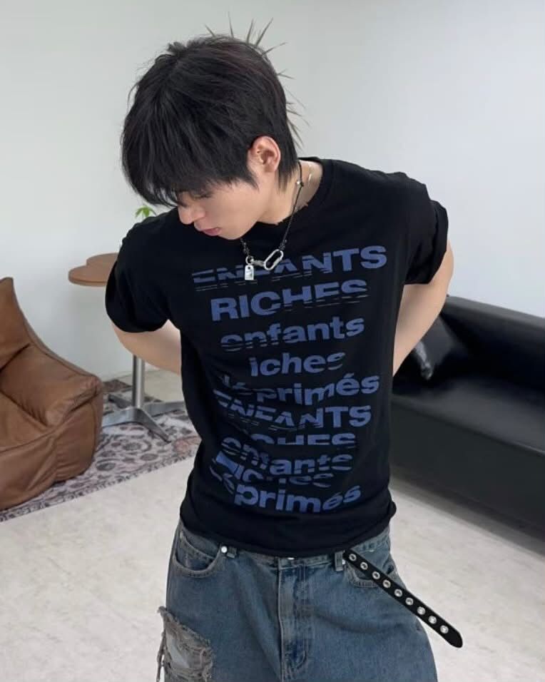 英文字短袖Tee UNUSED-165T