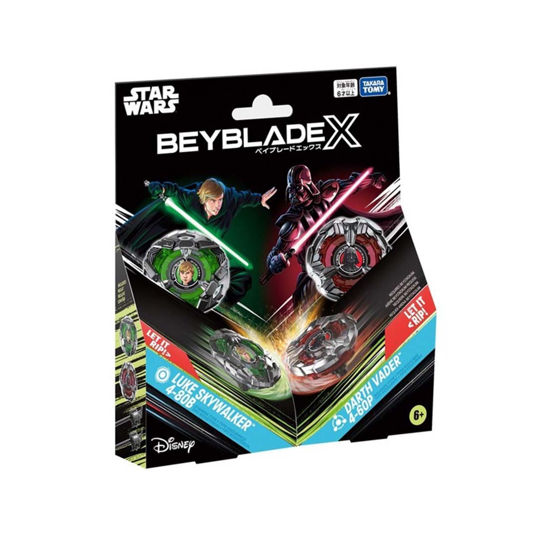2026SS BEYBLADE X 戰鬥陀螺 X STARWARS 星際大戰 BX-00 路克天行者 達斯維達 聯名 兩顆陀螺 附發射器 日版 現貨 正品