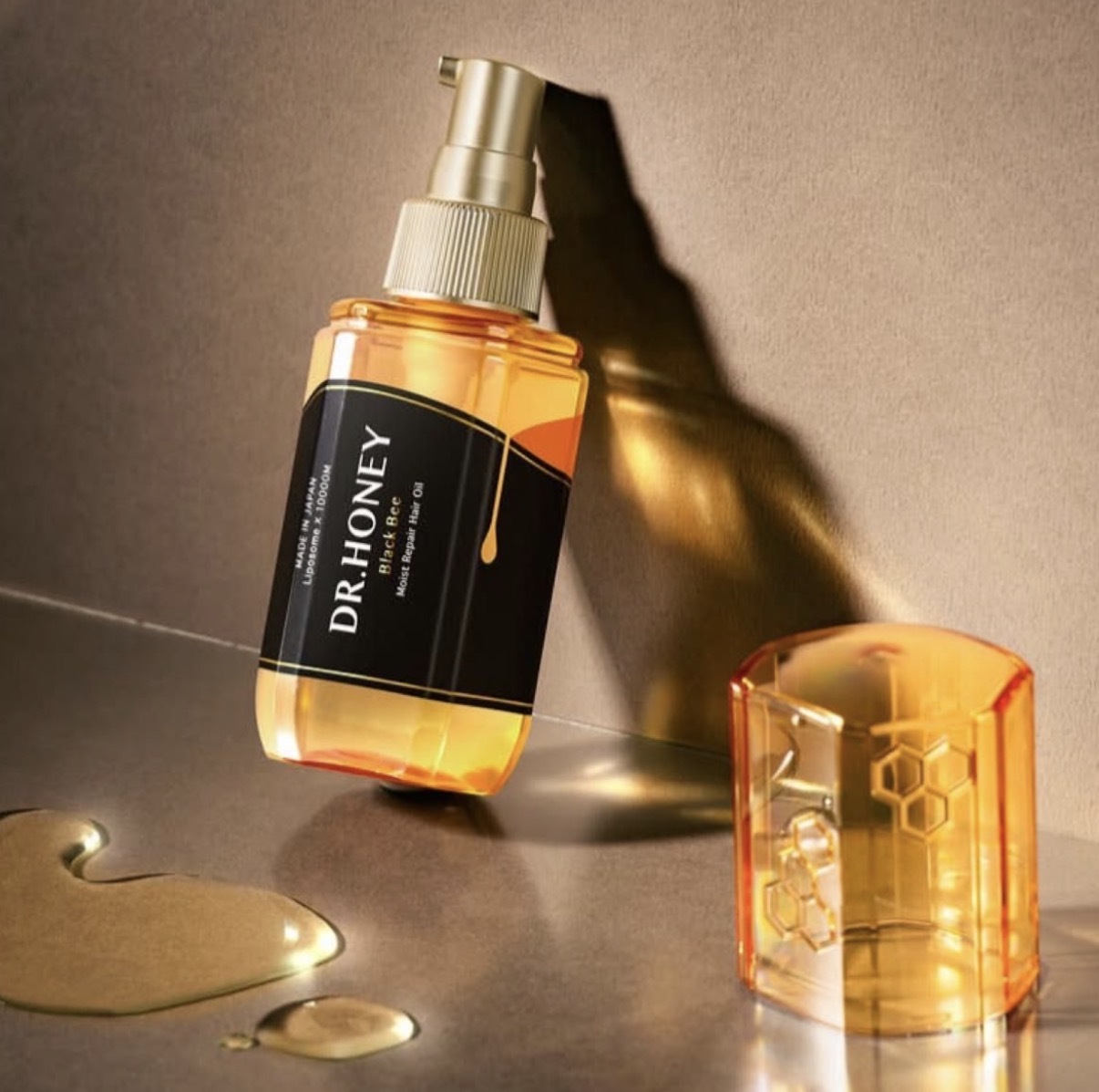 【多莉推薦】JP Dr.honey 黑蜂蜜滋潤修復護髮油 100ml 2118 TK260609