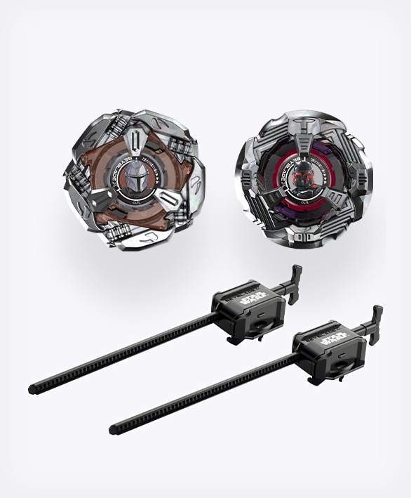 2026SS BEYBLADE X 戰鬥陀螺 X STARWARS 星際大戰 BX-00 曼達洛人 vs 莫夫·吉迪恩總督 聯名 兩顆陀螺 附發射器 日版 現貨 正品