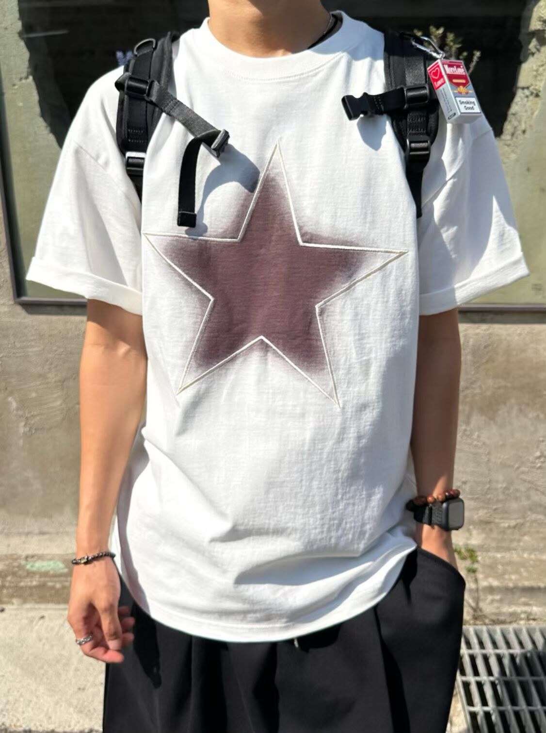 圖案短袖Tee West-011T