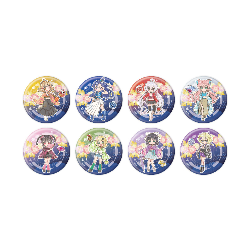 「ACG.GO」「預購」A3《戰姬絕唱 SYMPHOGEAR XV》收藏襟章 31 和服 x Y2K Ver. (Graff Art插圖) (整盒8入) [cite: 228]