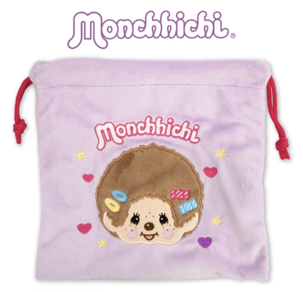 【最新發售】JP Monchichi 造型刺索袋 紫色 9681 TK260609