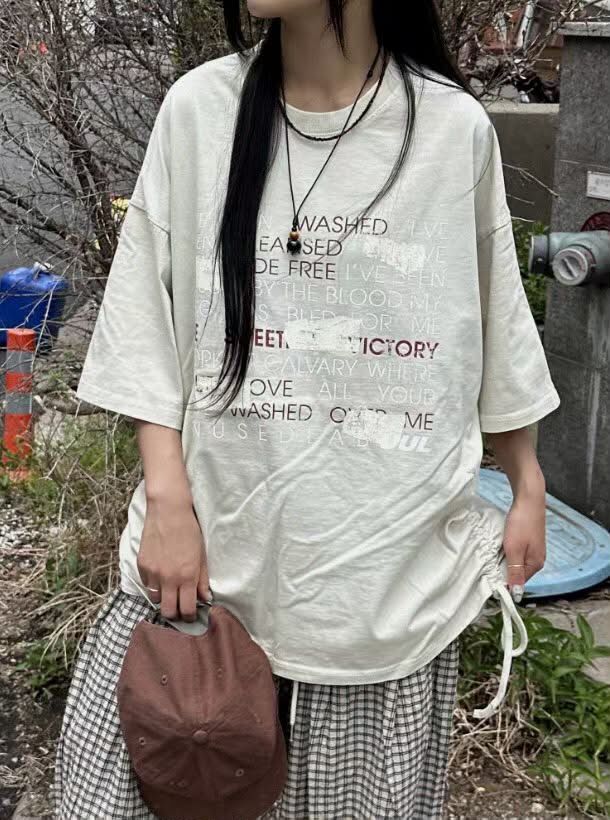 英文字短袖Tee UNUSED-175T