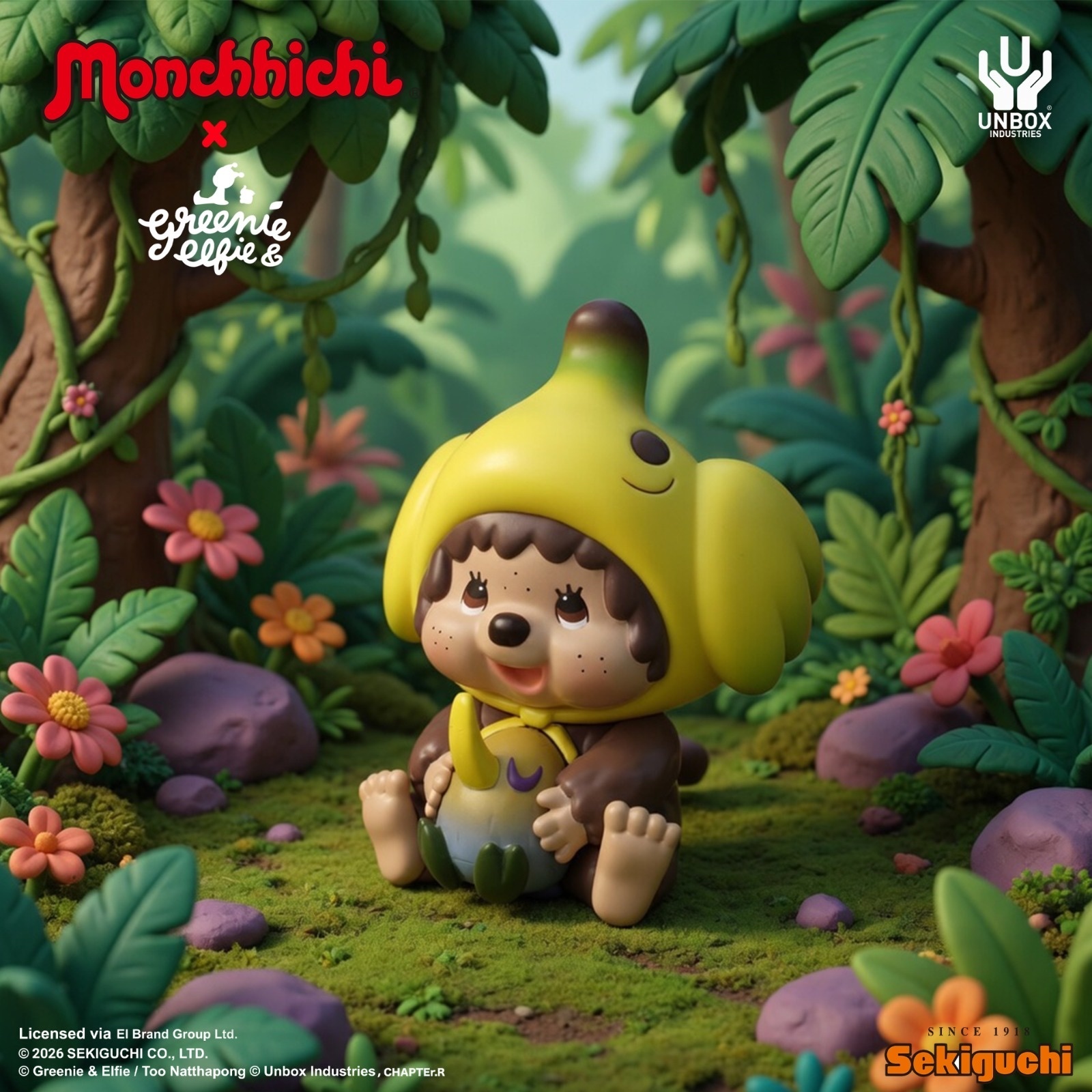 Monchhichi 毛公仔 , 塑膠Figure