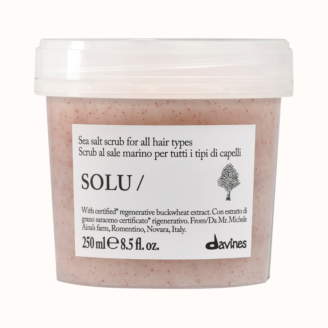 DAVINES -  SOLU Sea Salt Scrub Cleanser 250g