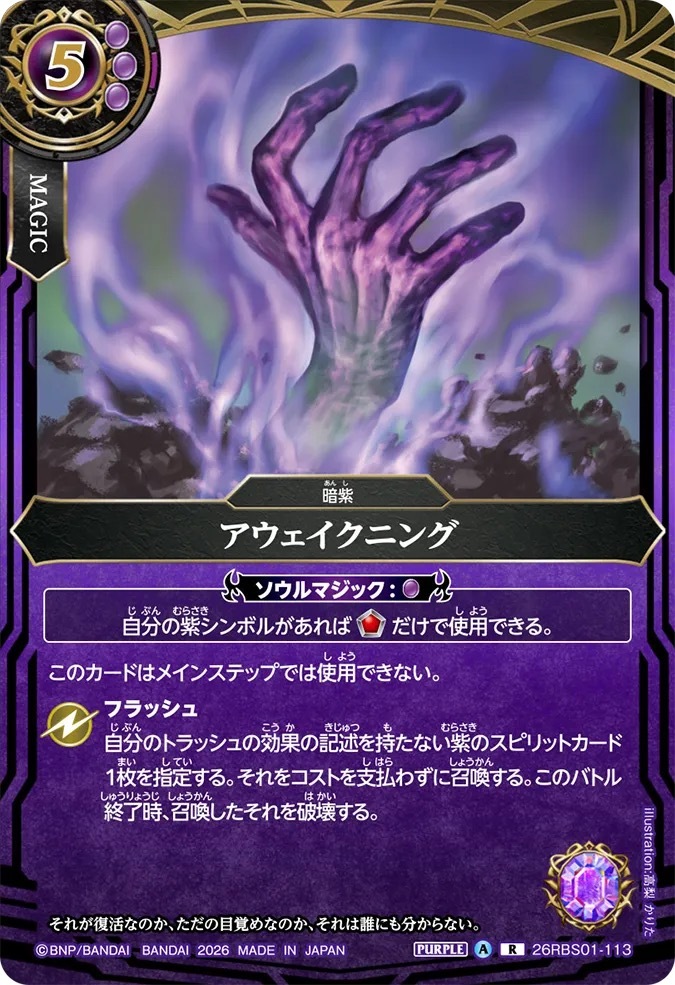 26RBS01-113R アウェイクニング