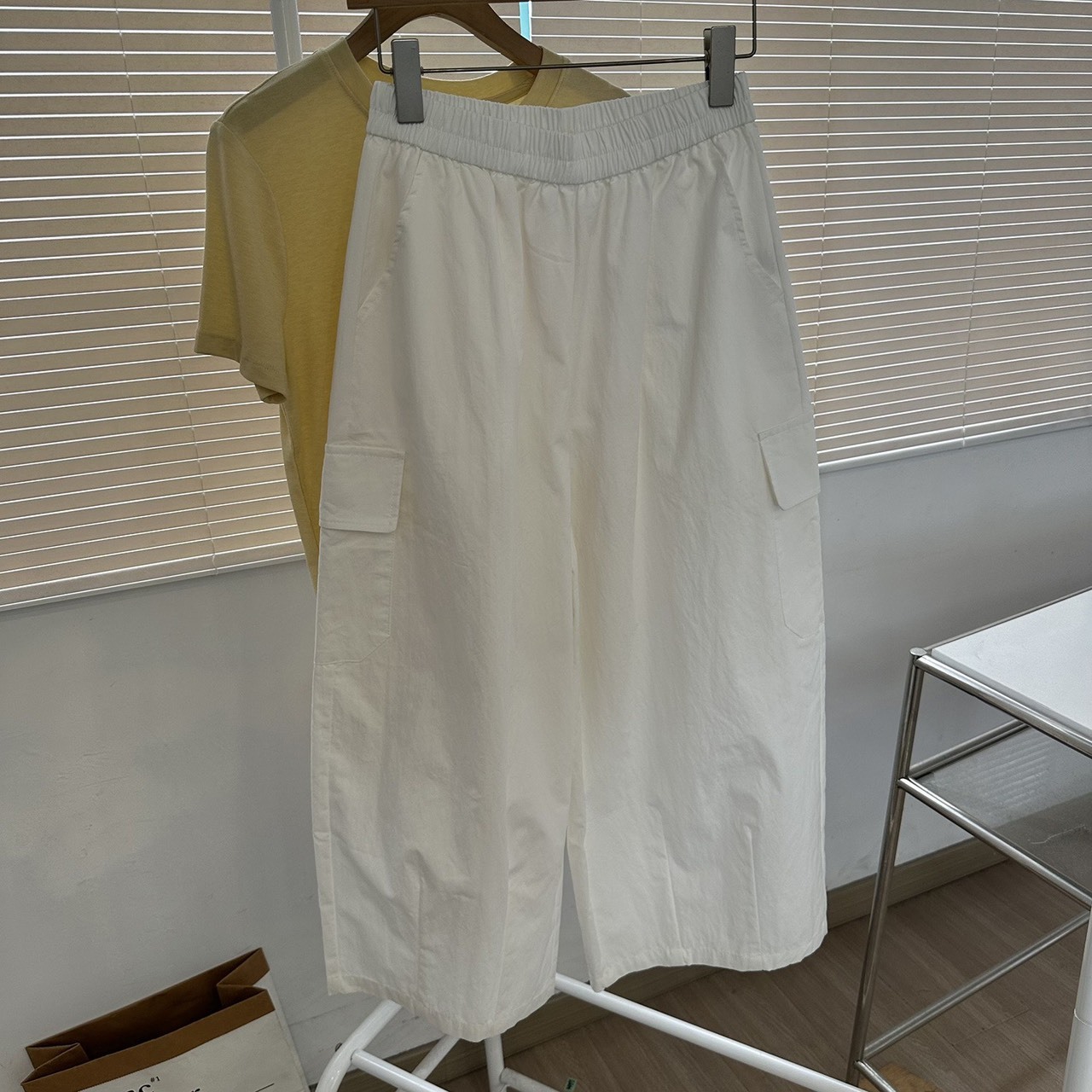 No.2394 大口袋鬆緊工裝褲