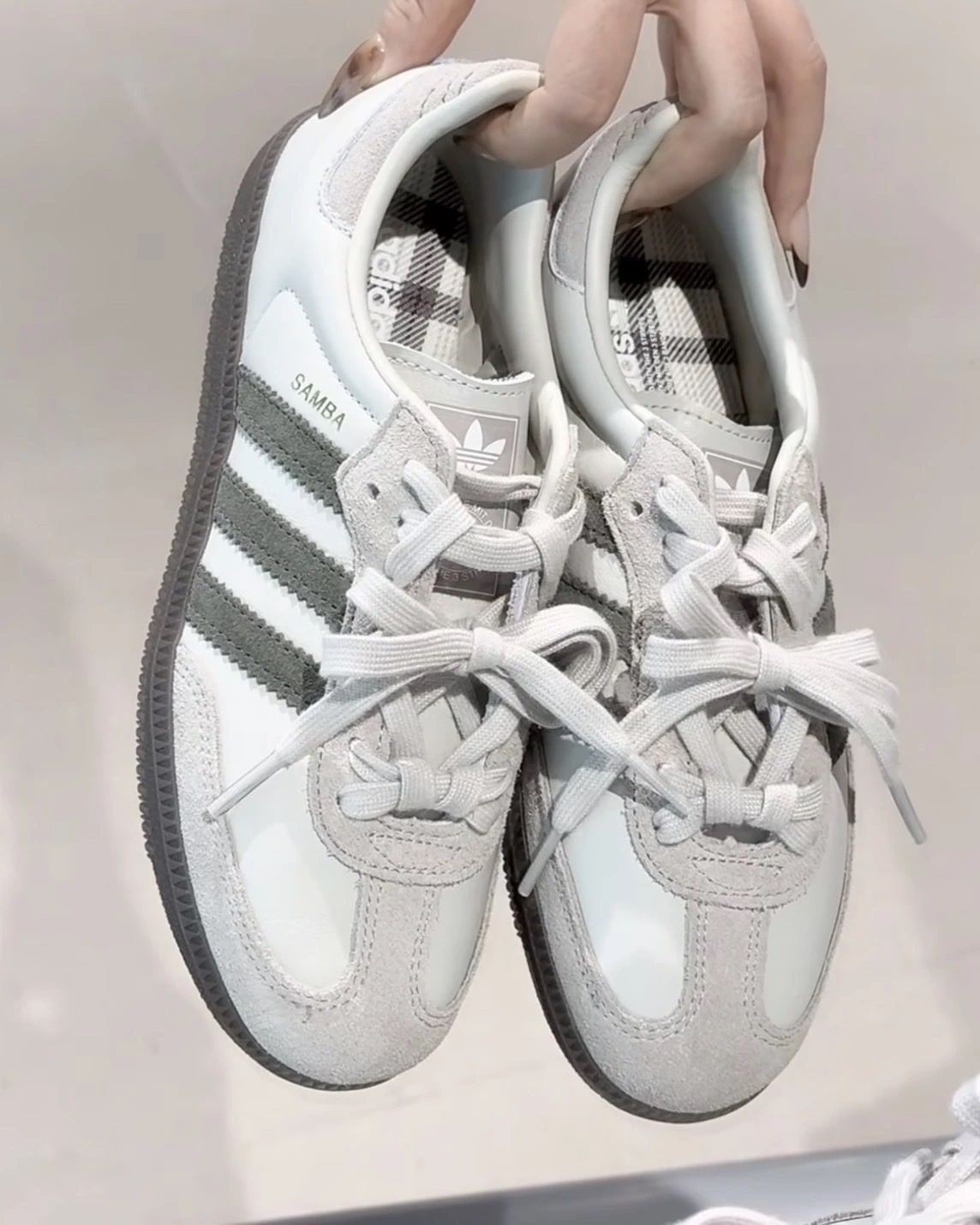 Adidas Originals Samba OG 抹茶灰綠 奶茶灰 麂皮 皮革 焦糖底 德訓鞋 男女鞋