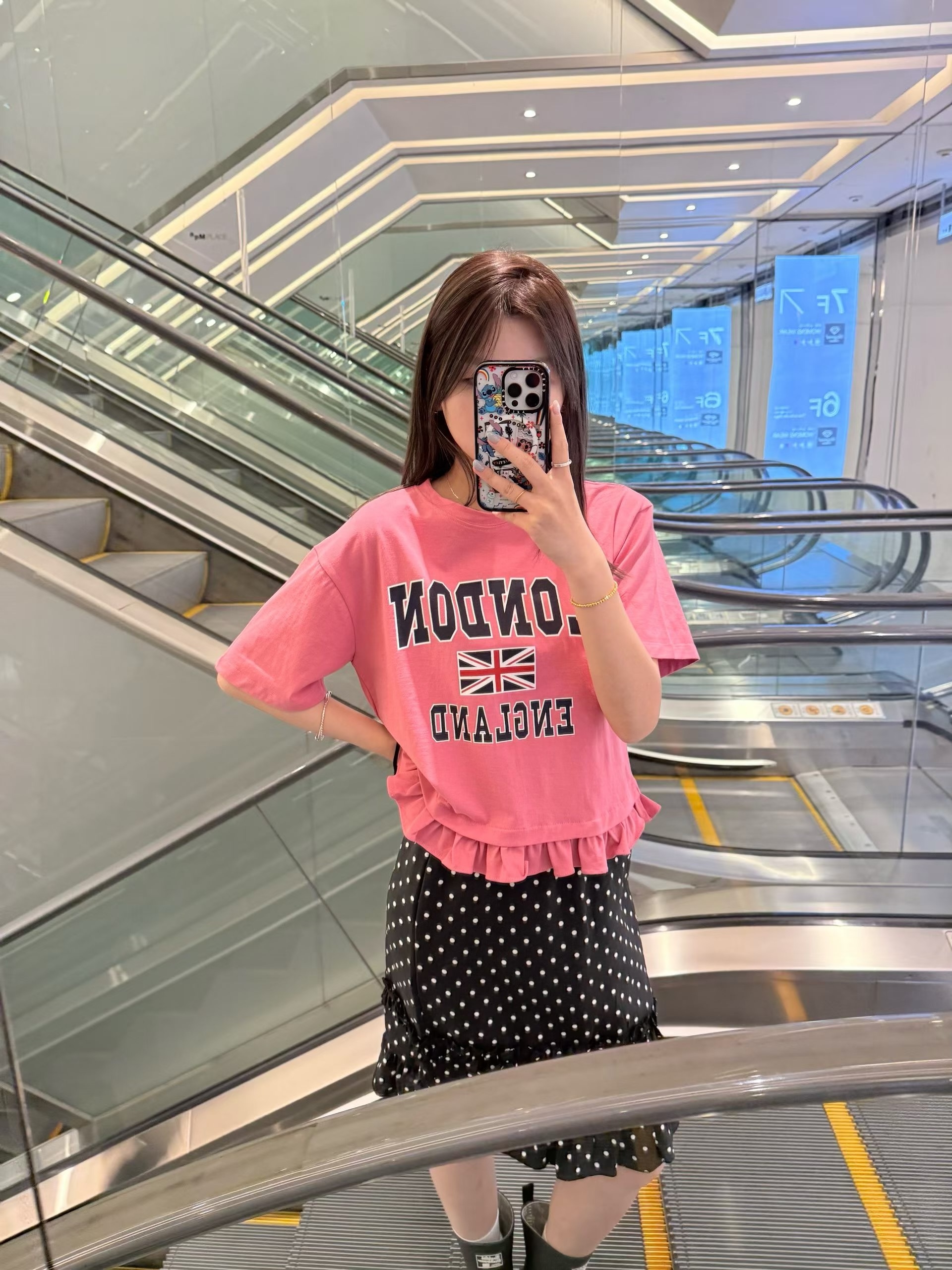 LONDON荷葉擺T