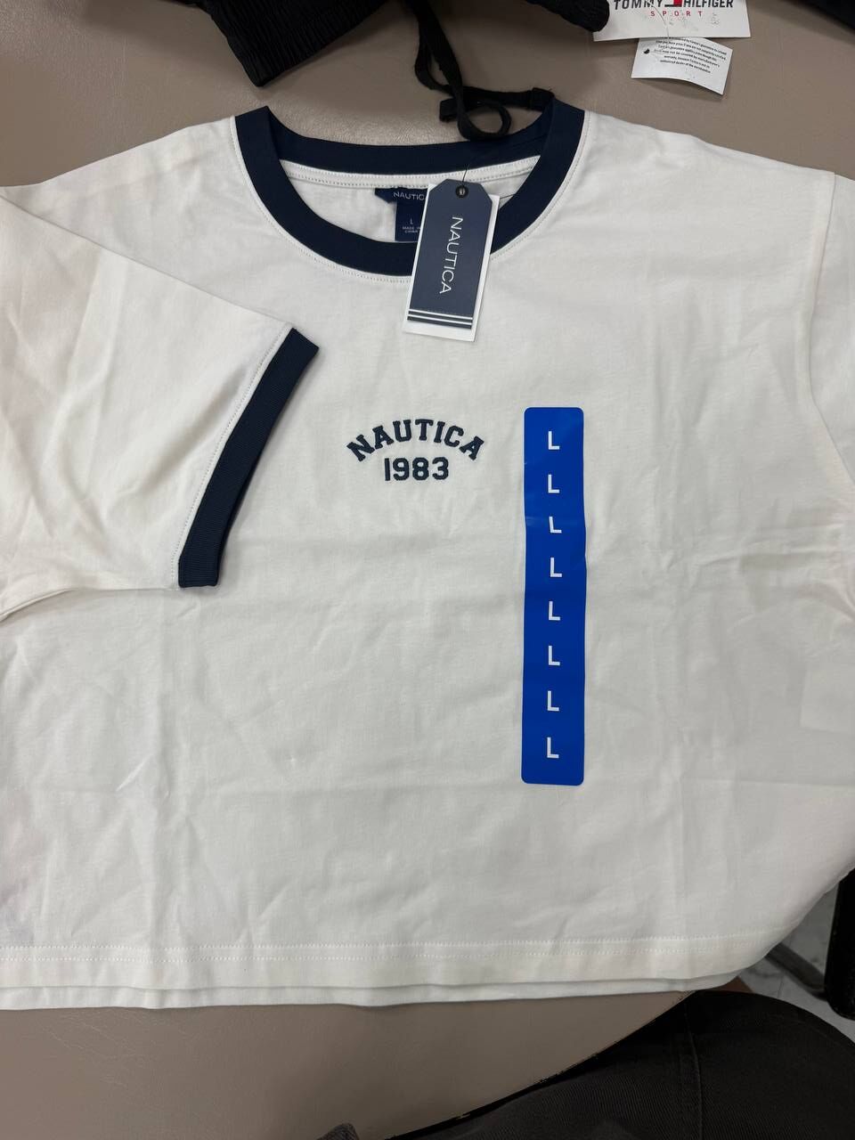 [TW] CW NAUTICA WHITE WOMEN'S SHORT-SLEEVE TOP, 65VT85-1BW (TCW67)