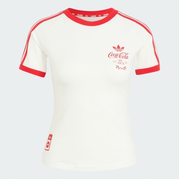 Adidas 愛迪達 3s Tee KY7559 女 T恤 運動上衣 休閒短袖 白 亞版 可口可樂