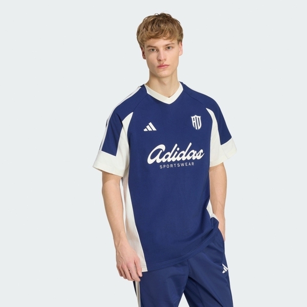 Adidas 愛迪達 M Lux Tiro T Sc KX9963 男女 T恤 運動上衣 休閒短袖 藍白 亞版 純棉
